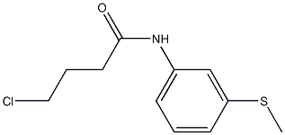 4-chloro-N-[3-(methylsulfanyl)phenyl]butanamide 结构式