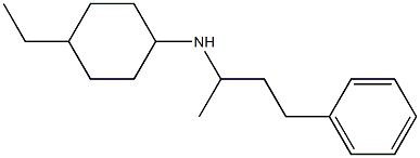 4-ethyl-N-(4-phenylbutan-2-yl)cyclohexan-1-amine 结构式