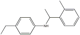 4-ethyl-N-[1-(2-methylphenyl)ethyl]aniline 结构式