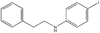 4-iodo-N-(2-phenylethyl)aniline 结构式