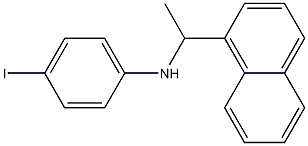 4-iodo-N-[1-(naphthalen-1-yl)ethyl]aniline 结构式