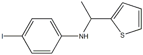 4-iodo-N-[1-(thiophen-2-yl)ethyl]aniline 结构式