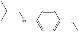 4-methoxy-N-(2-methylpropyl)aniline 结构式