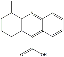 4-methyl-1,2,3,4-tetrahydroacridine-9-carboxylic acid 结构式