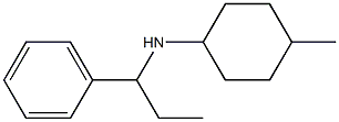 4-methyl-N-(1-phenylpropyl)cyclohexan-1-amine 结构式
