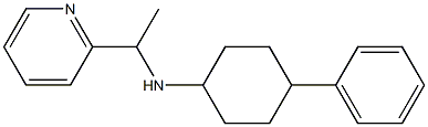 4-phenyl-N-[1-(pyridin-2-yl)ethyl]cyclohexan-1-amine 结构式