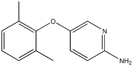 5-(2,6-dimethylphenoxy)pyridin-2-amine 结构式