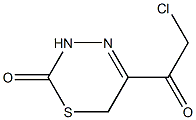 5-(2-chloroacetyl)-3,6-dihydro-2H-1,3,4-thiadiazin-2-one 结构式