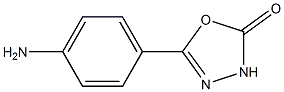 5-(4-aminophenyl)-2,3-dihydro-1,3,4-oxadiazol-2-one 结构式