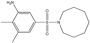 5-(azocane-1-sulfonyl)-2,3-dimethylaniline 结构式