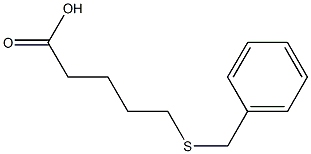 5-(benzylsulfanyl)pentanoic acid 结构式
