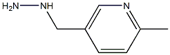 5-(hydrazinylmethyl)-2-methylpyridine 结构式