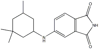 5-[(3,3,5-trimethylcyclohexyl)amino]-2,3-dihydro-1H-isoindole-1,3-dione 结构式