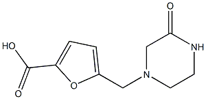 5-[(3-oxopiperazin-1-yl)methyl]-2-furoic acid 结构式