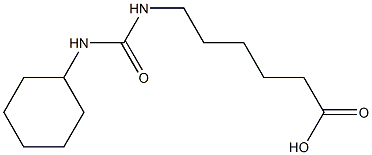 6-{[(cyclohexylamino)carbonyl]amino}hexanoic acid 结构式