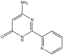 6-amino-2-(pyridin-2-yl)-3,4-dihydropyrimidin-4-one 结构式