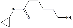 6-amino-N-cyclopropylhexanamide 结构式