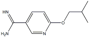 6-isobutoxypyridine-3-carboximidamide 结构式