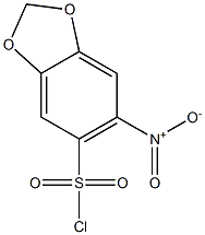 6-nitro-2H-1,3-benzodioxole-5-sulfonyl chloride 结构式