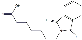 7-(1,3-dioxo-1,3-dihydro-2H-isoindol-2-yl)heptanoic acid 结构式