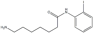 7-amino-N-(2-iodophenyl)heptanamide 结构式