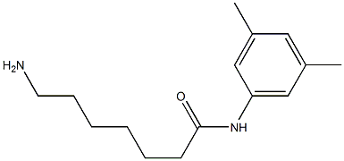 7-amino-N-(3,5-dimethylphenyl)heptanamide 结构式