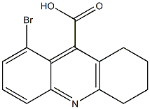 8-bromo-1,2,3,4-tetrahydroacridine-9-carboxylic acid 结构式