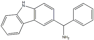 9H-carbazol-3-yl(phenyl)methanamine 结构式