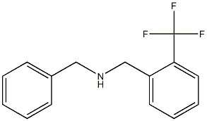 benzyl({[2-(trifluoromethyl)phenyl]methyl})amine 结构式