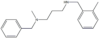 benzyl(methyl)(3-{[(2-methylphenyl)methyl]amino}propyl)amine 结构式