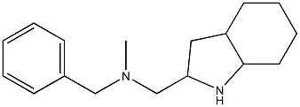 benzyl(methyl)(octahydro-1H-indol-2-ylmethyl)amine 结构式
