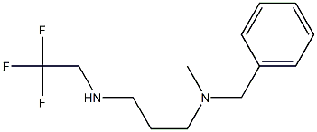 benzyl(methyl){3-[(2,2,2-trifluoroethyl)amino]propyl}amine 结构式