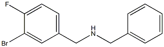 benzyl[(3-bromo-4-fluorophenyl)methyl]amine 结构式
