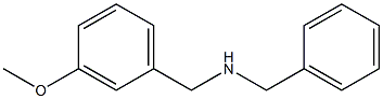 benzyl[(3-methoxyphenyl)methyl]amine 结构式