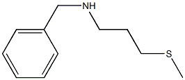 benzyl[3-(methylsulfanyl)propyl]amine 结构式