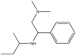 butan-2-yl[2-(dimethylamino)-1-phenylethyl]amine 结构式