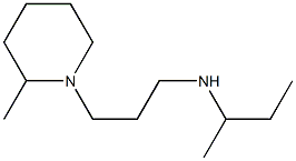 butan-2-yl[3-(2-methylpiperidin-1-yl)propyl]amine 结构式