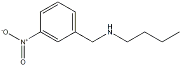 butyl[(3-nitrophenyl)methyl]amine 结构式