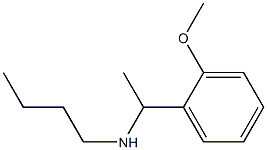 butyl[1-(2-methoxyphenyl)ethyl]amine 结构式