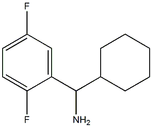 cyclohexyl(2,5-difluorophenyl)methanamine 结构式