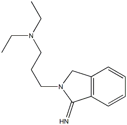 diethyl[3-(1-imino-2,3-dihydro-1H-isoindol-2-yl)propyl]amine 结构式