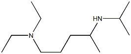 diethyl[4-(propan-2-ylamino)pentyl]amine 结构式