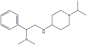dimethyl(1-phenyl-2-{[1-(propan-2-yl)piperidin-4-yl]amino}ethyl)amine 结构式