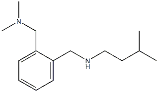 dimethyl[(2-{[(3-methylbutyl)amino]methyl}phenyl)methyl]amine 结构式