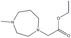 ethyl 2-(4-methyl-1,4-diazepan-1-yl)acetate 结构式