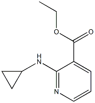 ethyl 2-(cyclopropylamino)pyridine-3-carboxylate 结构式