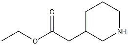 ethyl 2-(piperidin-3-yl)acetate 结构式
