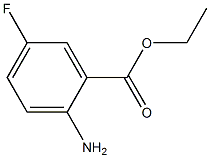 ethyl 2-amino-5-fluorobenzoate 结构式