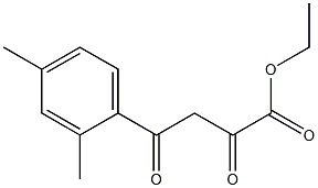 ethyl 4-(2,4-dimethylphenyl)-2,4-dioxobutanoate 结构式