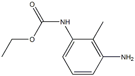 ethyl N-(3-amino-2-methylphenyl)carbamate 结构式